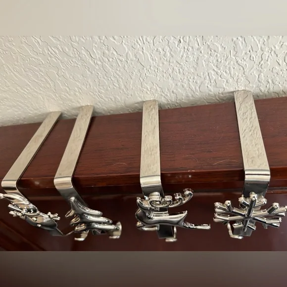 Silver Stocking Holders - Picture 2 of 3
